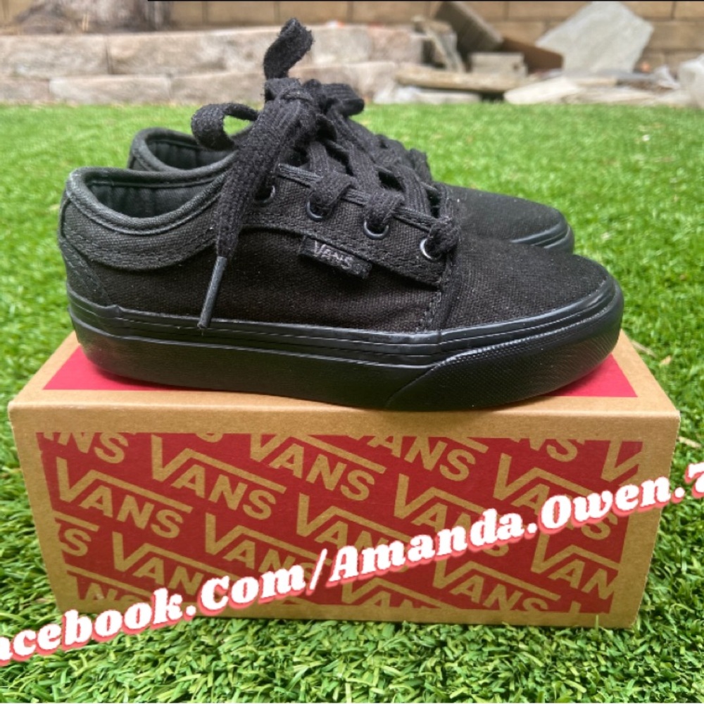Vans Youth Chukka Low Black Size 11c